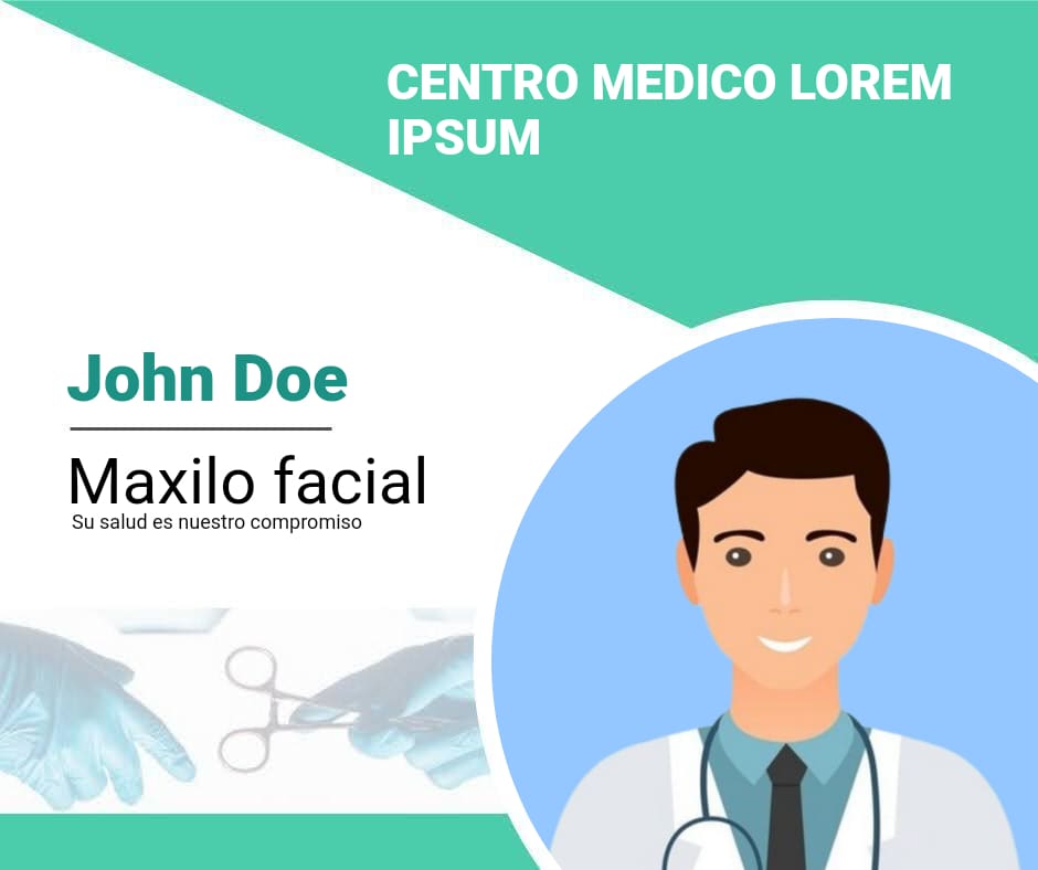 Imagen de bienvenida indicando nombre y especialidad del doctor.